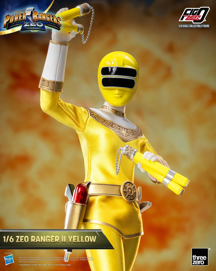 Zeo Ranger II Yellow – Threezero – ActionFigure Brasil