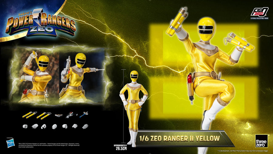 Zeo Ranger II Yellow – Threezero – ActionFigure Brasil