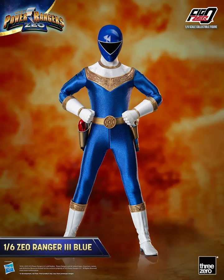 Zeo Ranger III Blue – Threezero – ActionFigure Brasil