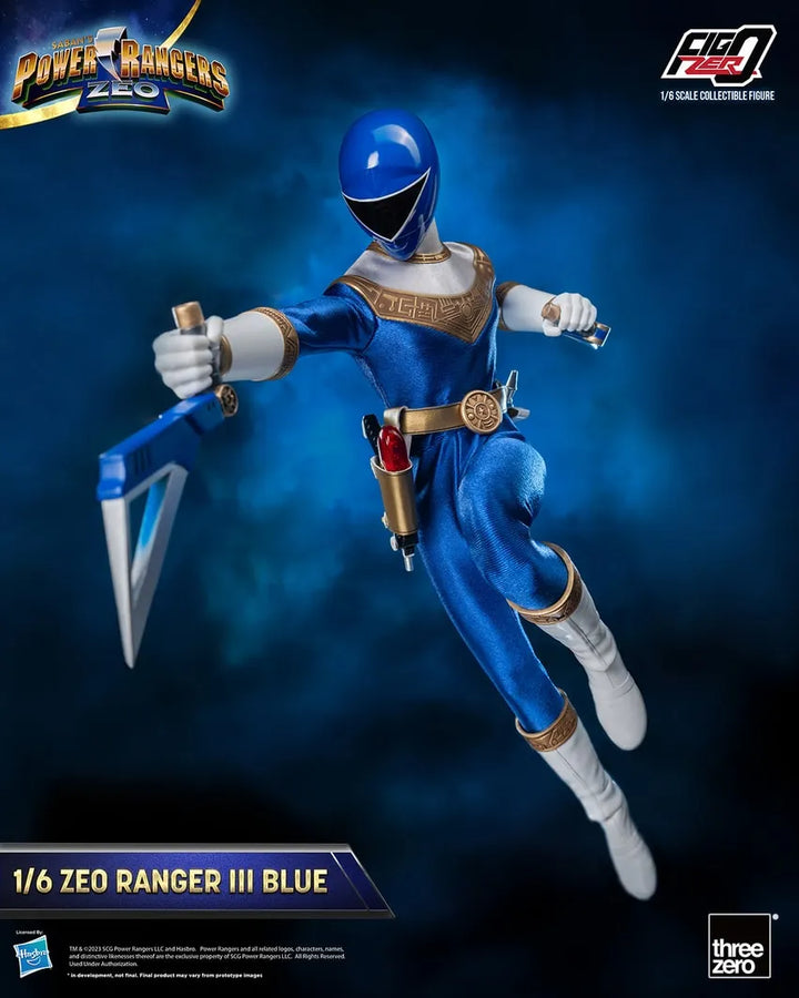 Zeo Ranger III Blue – Threezero – ActionFigure Brasil