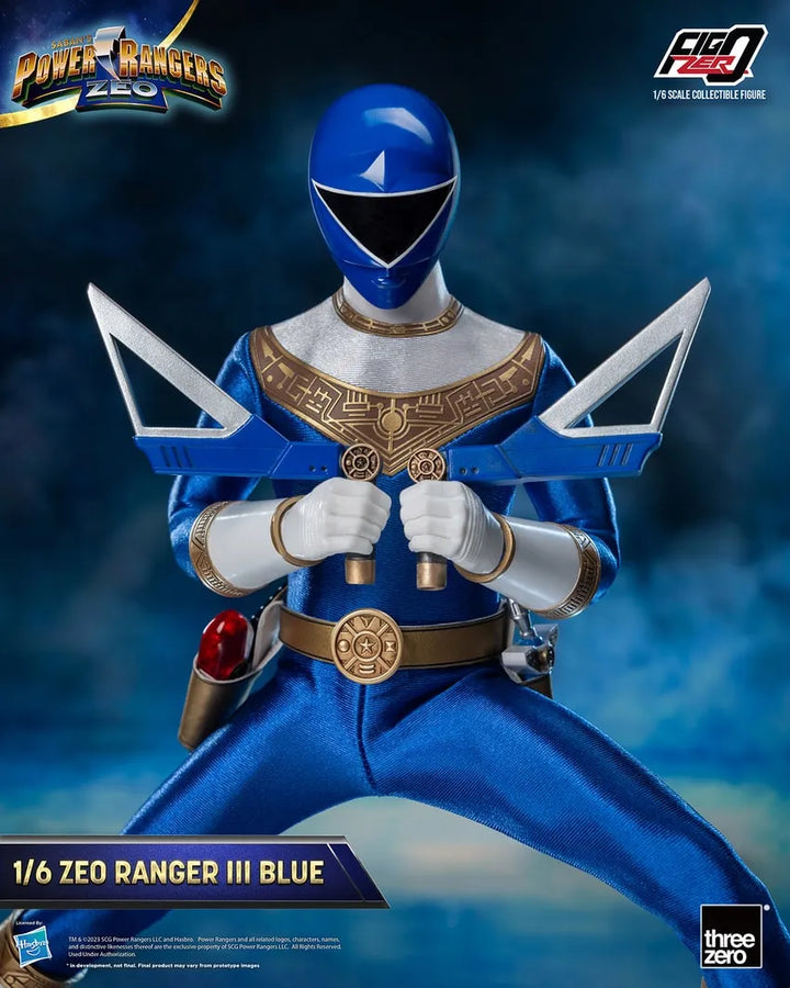 Zeo Ranger III Blue – Threezero – ActionFigure Brasil