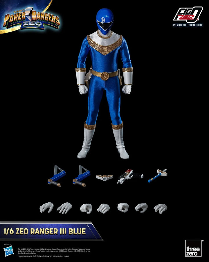 Zeo Ranger III Blue – Threezero – ActionFigure Brasil