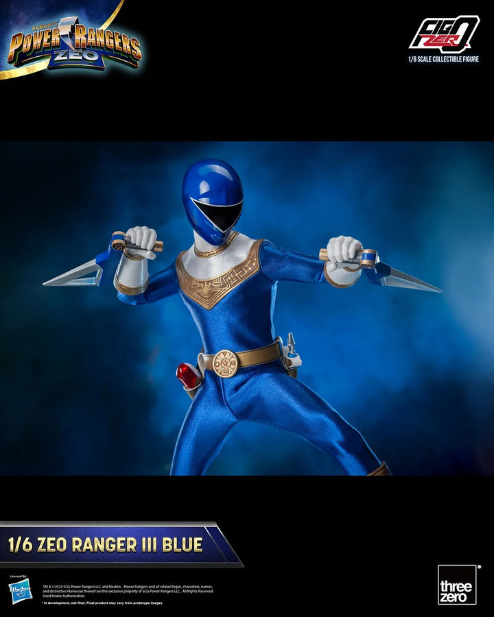 Zeo Ranger III Blue – Threezero – ActionFigure Brasil