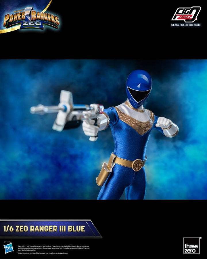 Zeo Ranger III Blue – Threezero – ActionFigure Brasil