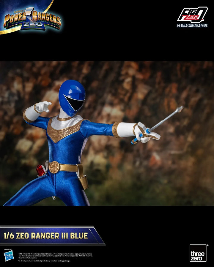 Zeo Ranger III Blue – Threezero – ActionFigure Brasil