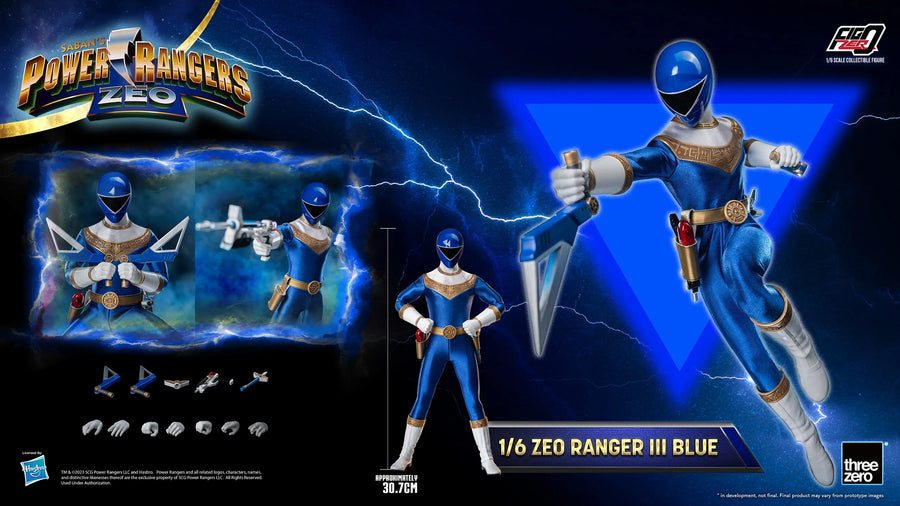 Zeo Ranger III Blue – Threezero – ActionFigure Brasil