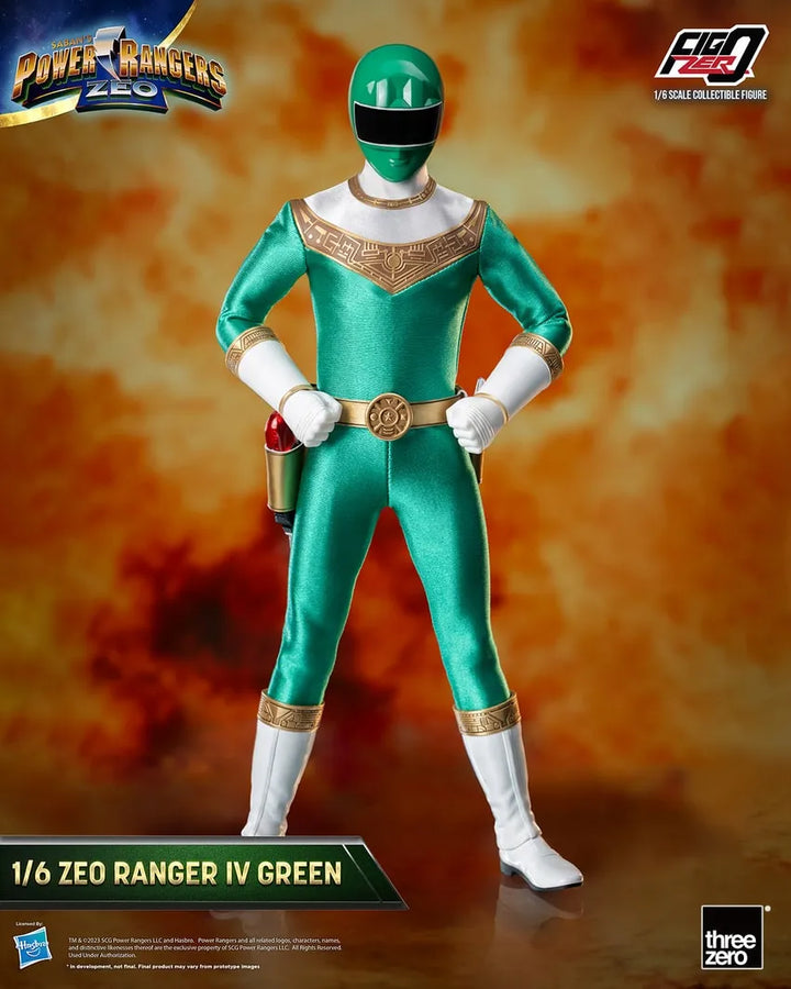 Zeo Ranger IV Green – Threezero – ActionFigure Brasil