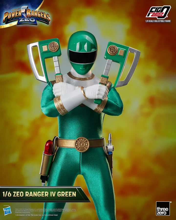 Zeo Ranger IV Green – Threezero – ActionFigure Brasil