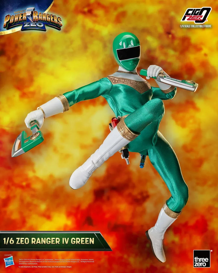 Zeo Ranger IV Green – Threezero – ActionFigure Brasil