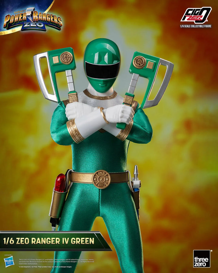Zeo Ranger IV Green – Threezero – ActionFigure Brasil