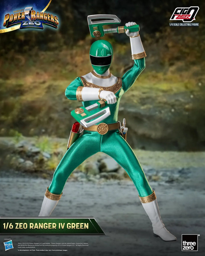 Zeo Ranger IV Green – Threezero – ActionFigure Brasil