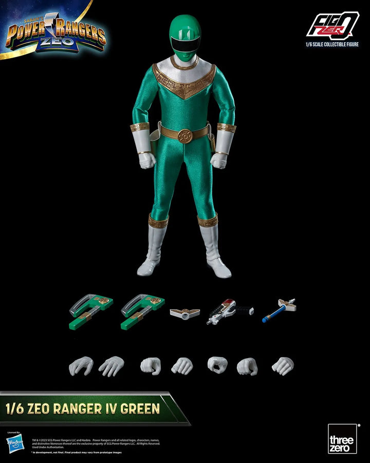 Zeo Ranger IV Green – Threezero – ActionFigure Brasil