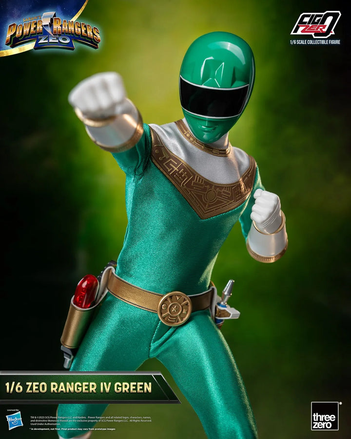 Zeo Ranger IV Green – Threezero – ActionFigure Brasil