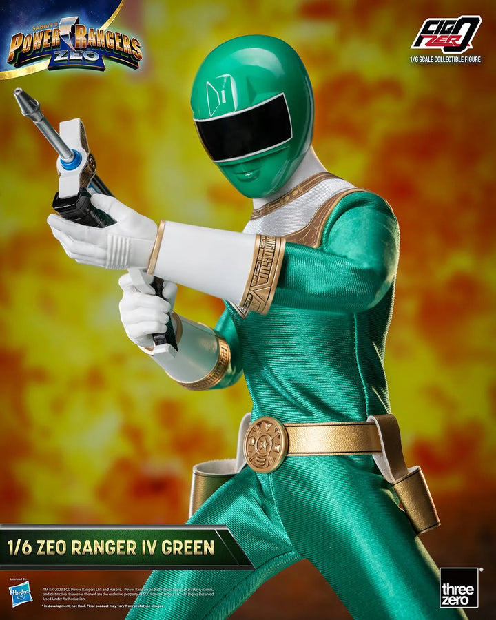 Zeo Ranger IV Green – Threezero – ActionFigure Brasil