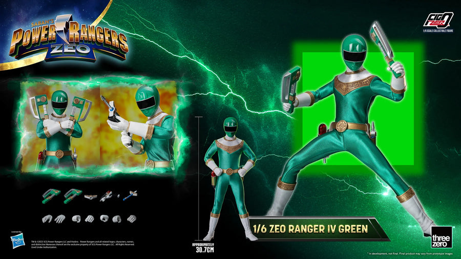 Zeo Ranger IV Green – Threezero – ActionFigure Brasil