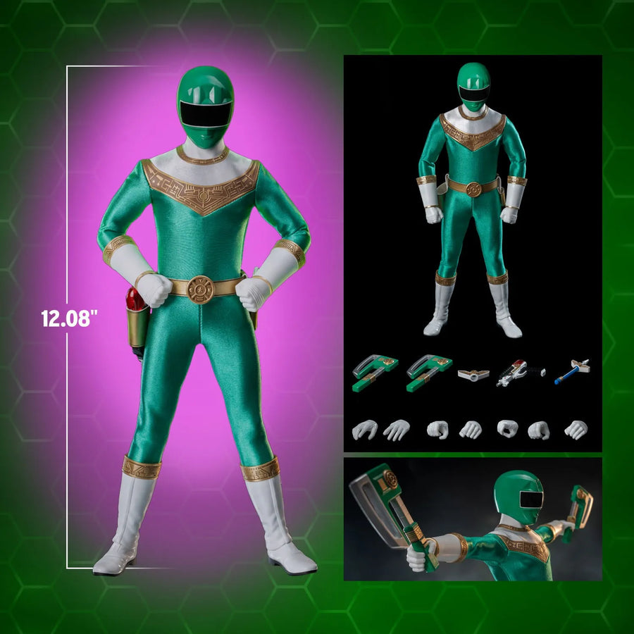 Zeo Ranger IV Green – Threezero – ActionFigure Brasil