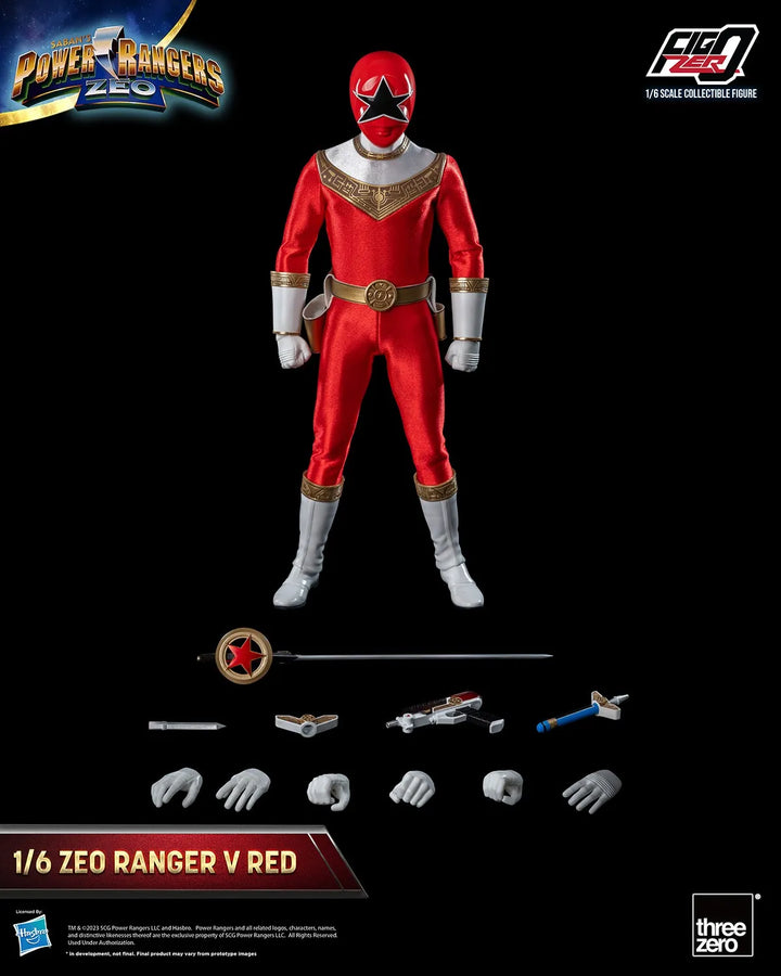Zeo Ranger V Red – Threezero – ActionFigure Brasil
