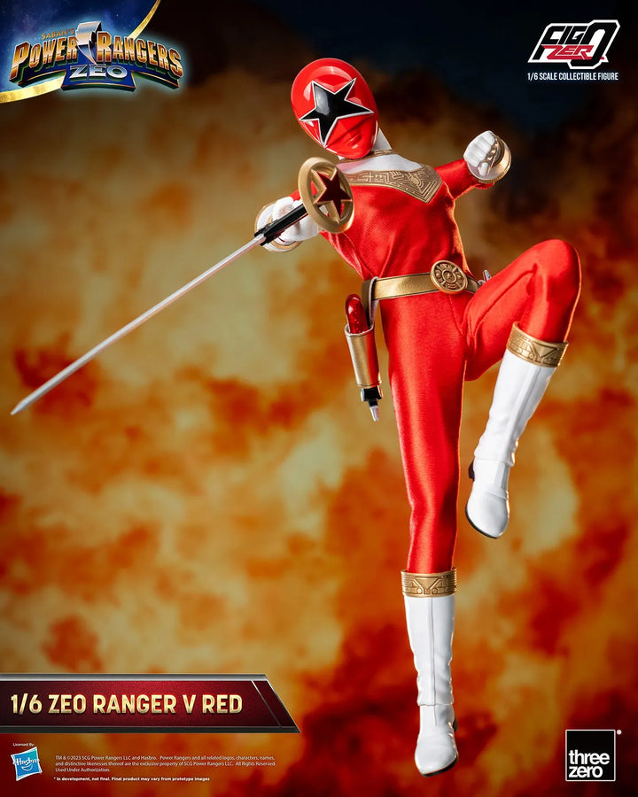 Zeo Ranger V Red – Threezero – ActionFigure Brasil