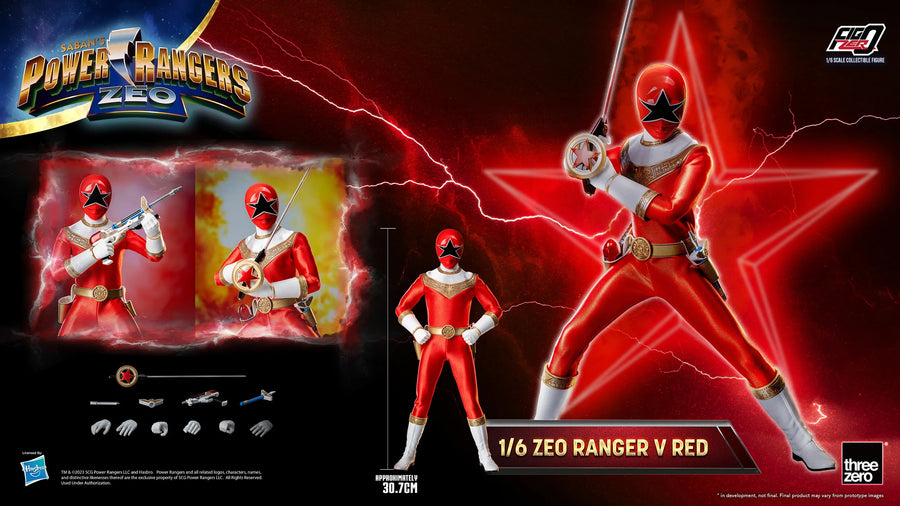 Zeo Ranger V Red – Threezero – ActionFigure Brasil