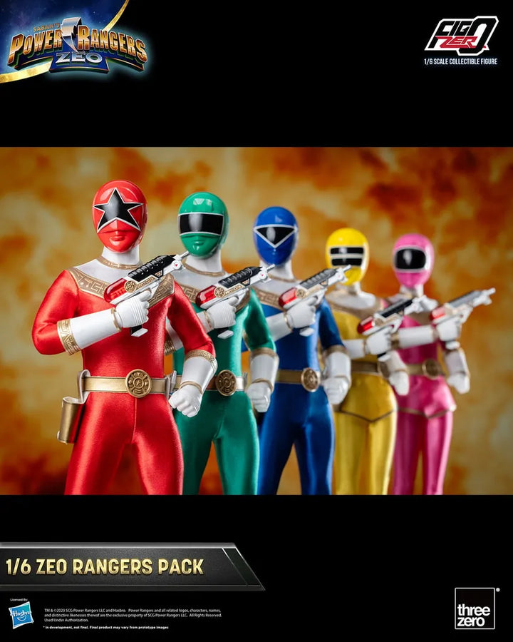 Zeo Rangers Pack – Threezero – ActionFigure Brasil
