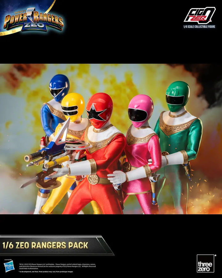 Zeo Rangers Pack – Threezero – ActionFigure Brasil