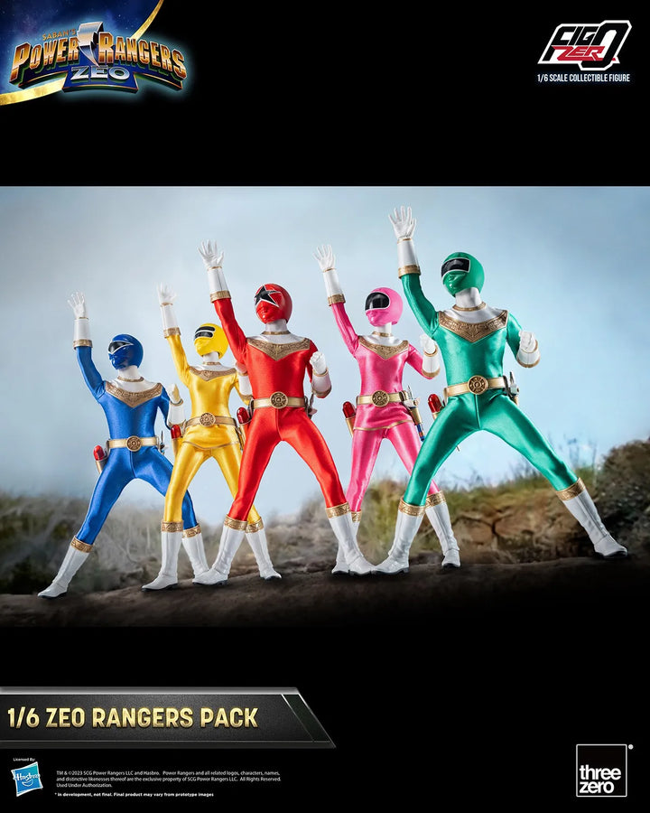 Zeo Rangers Pack – Threezero – ActionFigure Brasil