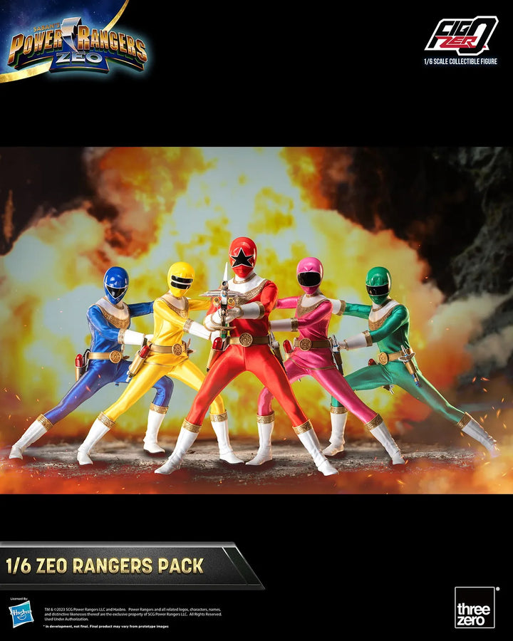 Zeo Rangers Pack – Threezero – ActionFigure Brasil
