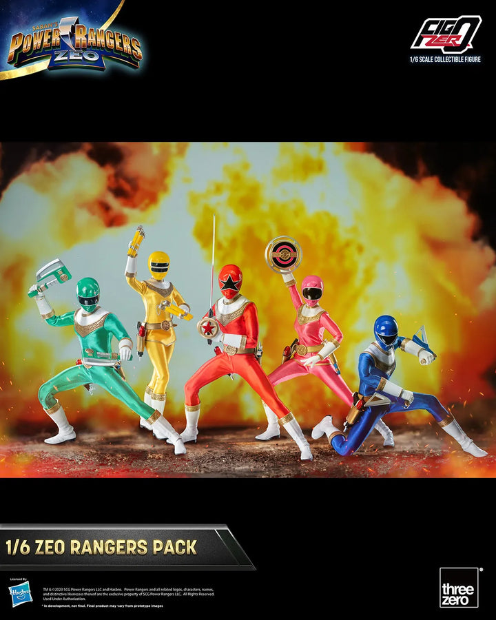 Zeo Rangers Pack – Threezero – ActionFigure Brasil