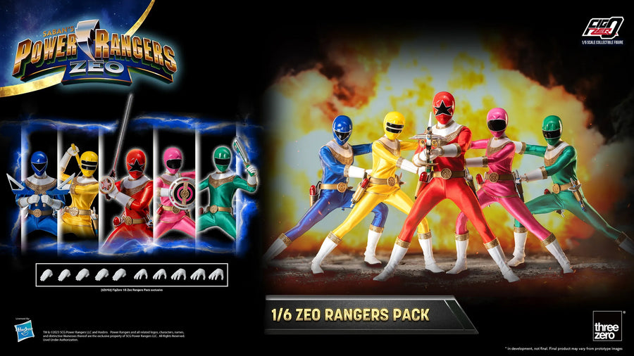 Zeo Rangers Pack – Threezero – ActionFigure Brasil