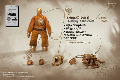 Zombie Astronaut – Damtoys – ActionFigure Brasil — iluminação de estúdio