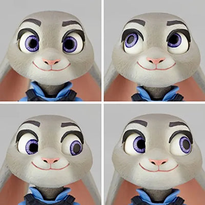 Zootopia - Judy Hopps - Figure Complex Movie Revo No.008 - Revoltech (Kaiyodo)ㅤ – Kaiyodo – ActionFigure Brasil — ângulo diferente