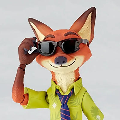 Zootopia - Nick Wilde - Figure Complex Movie Revo No.010 - Revoltech (Kaiyodo)ㅤ – Kaiyodo As Manufacturer – ActionFigure Brasil — acessórios