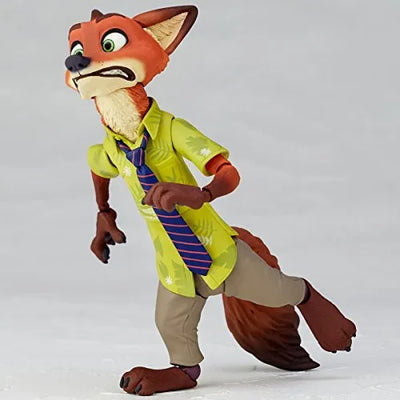 Zootopia - Nick Wilde - Figure Complex Movie Revo No.010 - Revoltech (Kaiyodo)ㅤ – Kaiyodo As Manufacturer – ActionFigure Brasil — com base expositora
