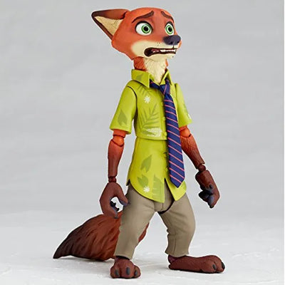 Zootopia - Nick Wilde - Figure Complex Movie Revo No.010 - Revoltech (Kaiyodo)ㅤ – Kaiyodo As Manufacturer – ActionFigure Brasil — ângulo diferente