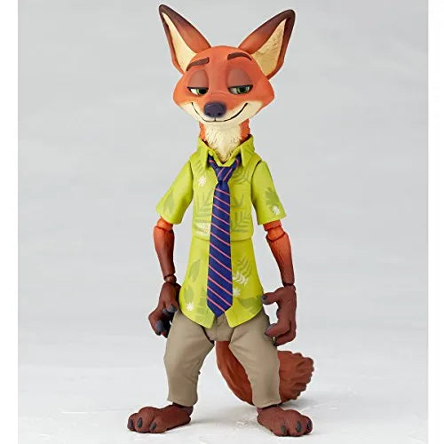 Zootopia - Nick Wilde - Figure Complex Movie Revo No.010 - Revoltech (Kaiyodo)ㅤ – Kaiyodo As Manufacturer – ActionFigure Brasil